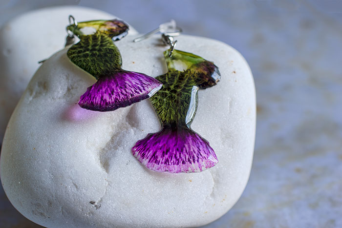 Thistle earrings