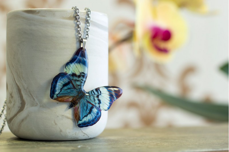 Divalis butterfly necklace