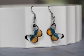 Hope butterfly earrings - All proceedings will be donated for rebuilding Ukraine.
