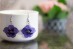 Pansy earrings 