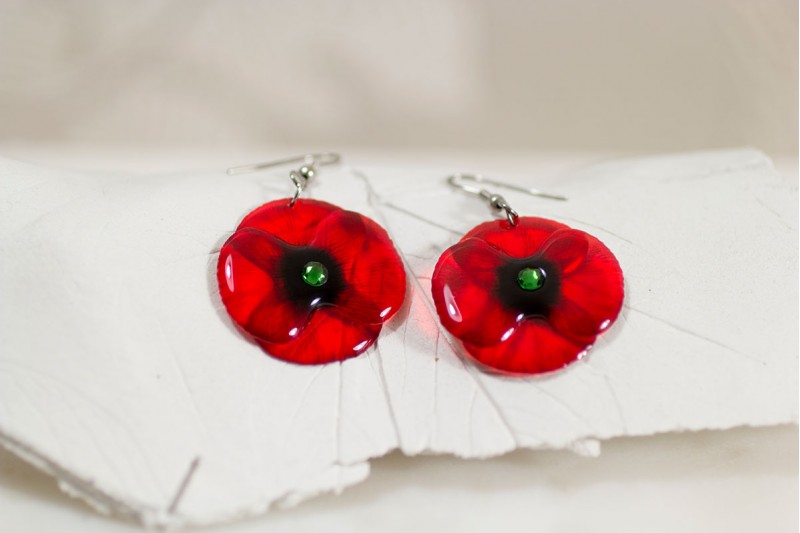 Poppy earrings